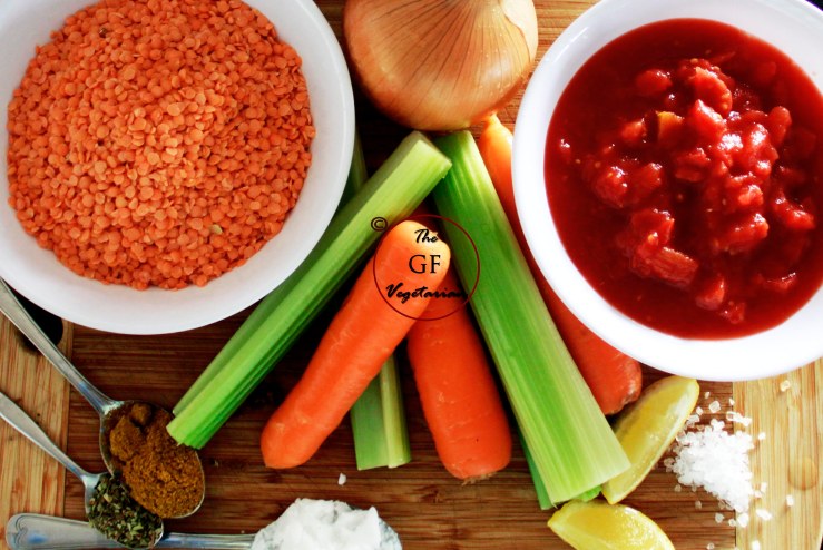 lentil soup ingrediants